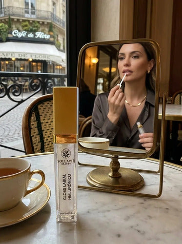 Gloss Labial Ácido Hialurônico Volumizador Brilho Sollaviê