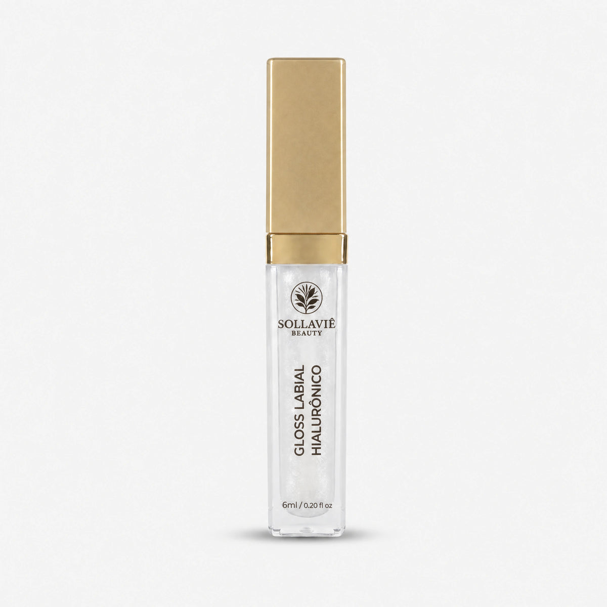Gloss Labial Ácido Hialurônico Sollaviê Beauty — Volumizador com Brilho