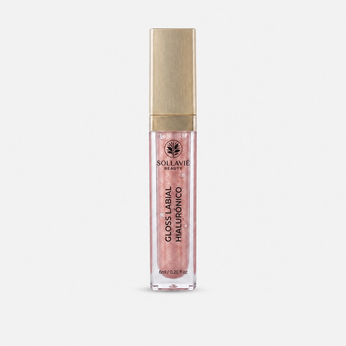 Gloss Labial Ácido Hialurônico Sollaviê Beauty — Volumizador com Brilho