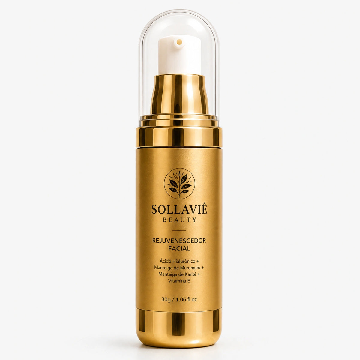 Rejuvenescedor Facial Efeito Botox Sollaviê Beauty — Antirrugas e Firmeza 30g