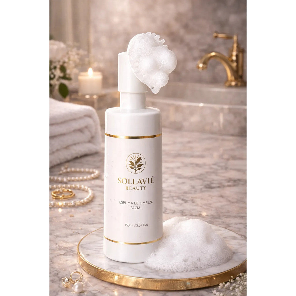 Espuma De Limpeza Facial Hidratante Aloe Vera Anti Acne