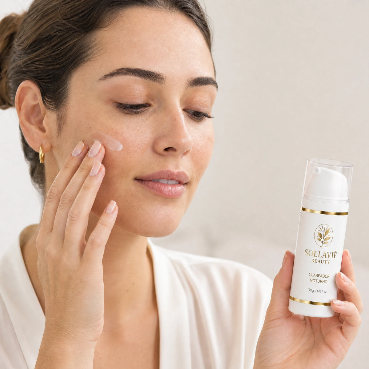 Clareador Noturno Facial Sollaviê Beauty — Manchas e Melasma