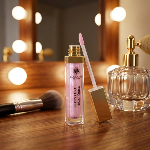 Gloss Labial Ácido Hialurônico Volumizador Brilho Sollaviê