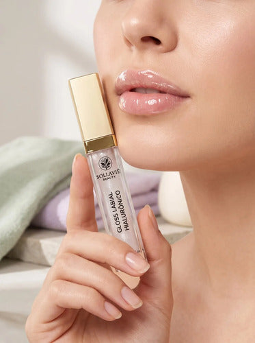Gloss Labial Ácido Hialurônico Volumizador Brilho Sollaviê