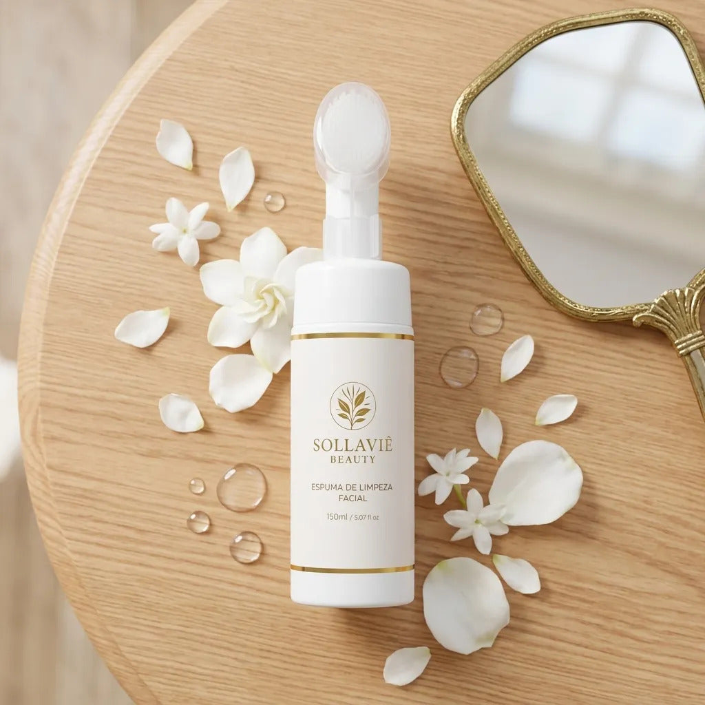 Espuma De Limpeza Facial Hidratante Aloe Vera Anti Acne Todo Tipo De Pele Dia/noite