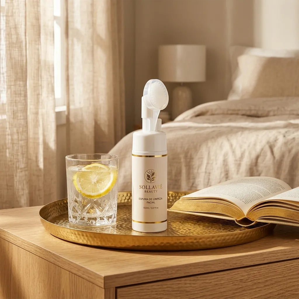 Espuma De Limpeza Facial Hidratante Aloe Vera Anti Acne Todo Tipo De Pele Dia/noite