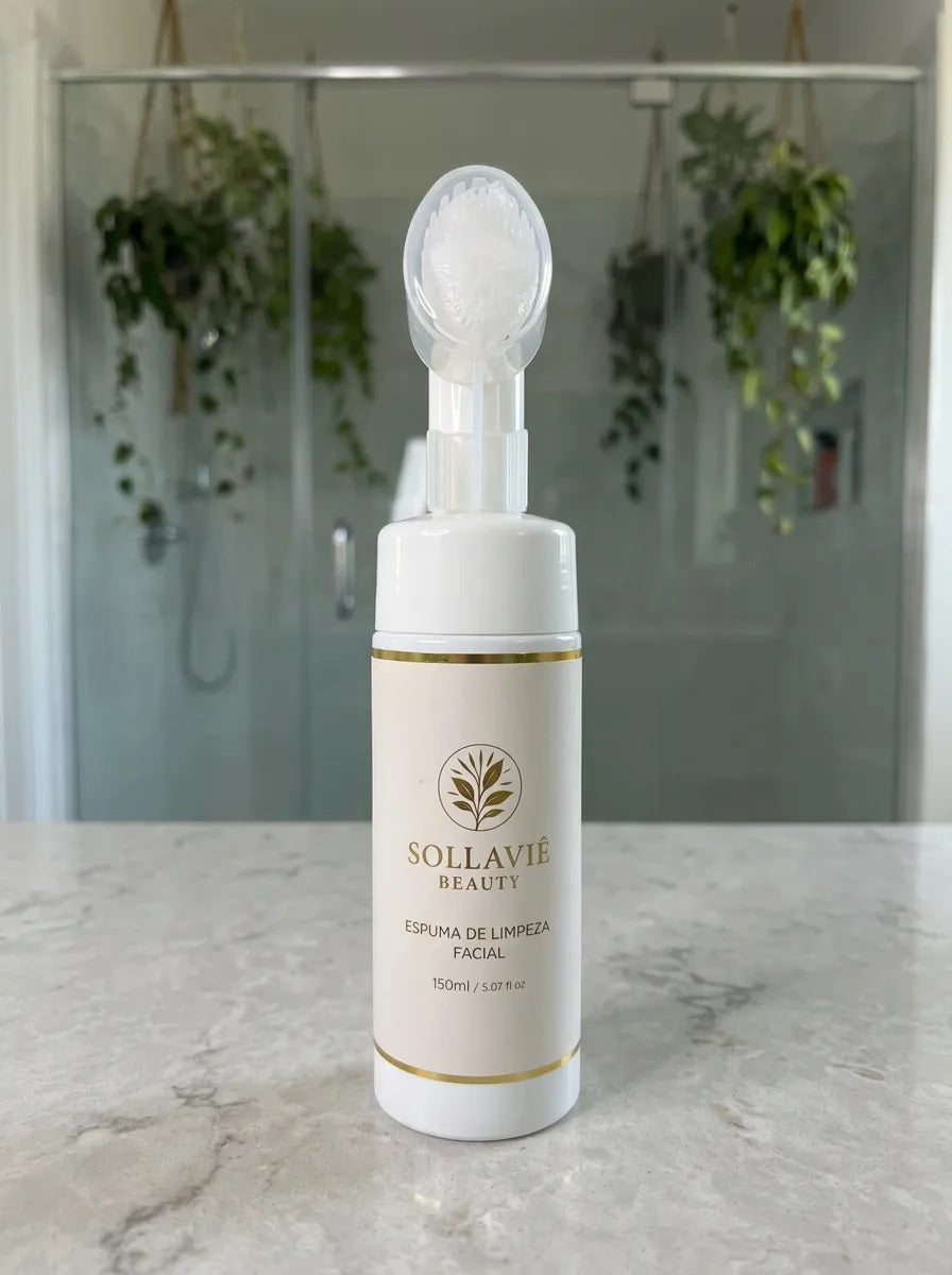 Espuma De Limpeza Facial Hidratante Aloe Vera Anti Acne Todo Tipo De Pele Dia/noite