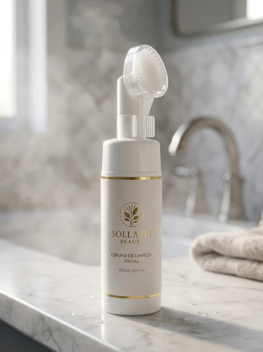Espuma De Limpeza Facial Hidratante Aloe Vera Anti Acne Todo Tipo De Pele Dia/noite
