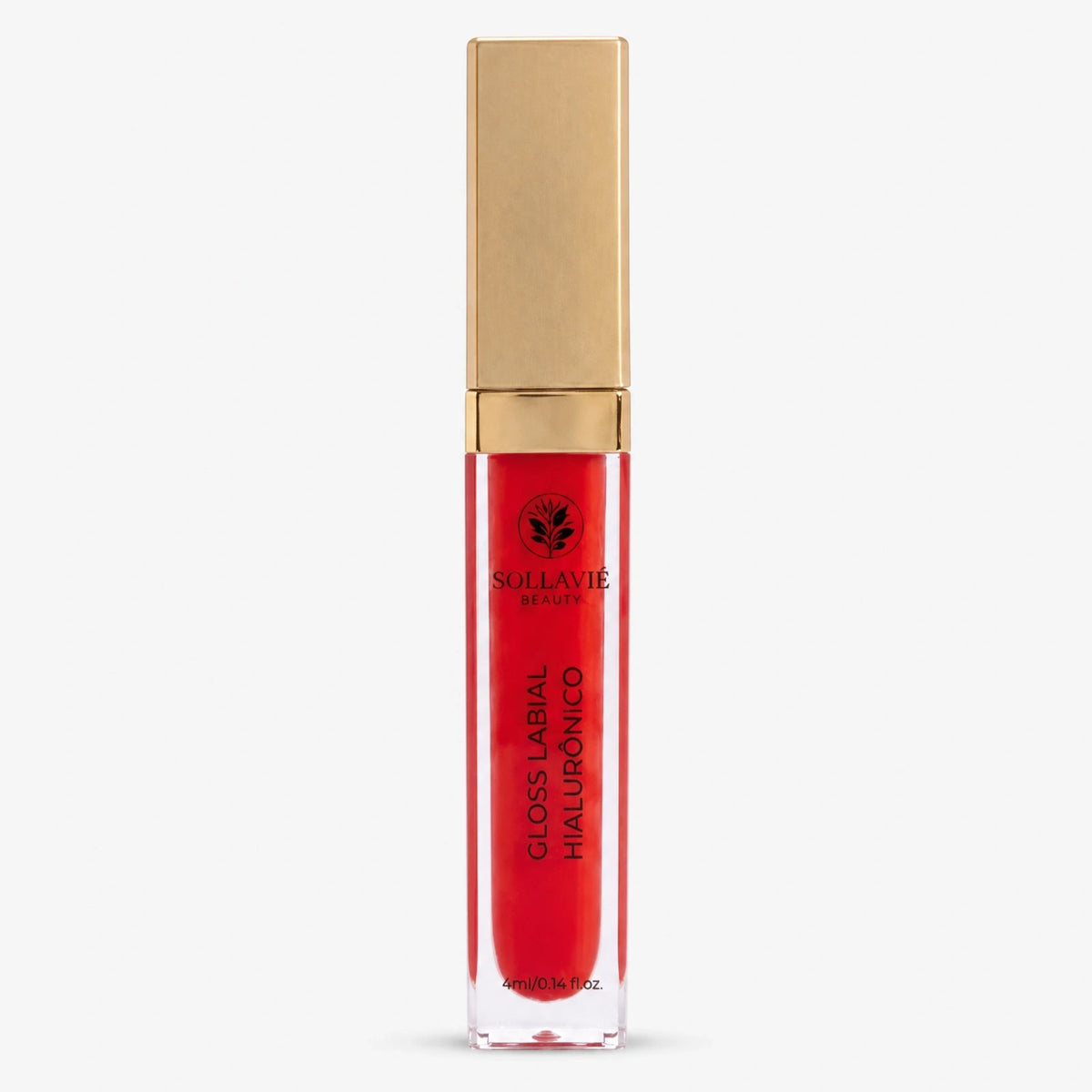 Gloss Labial Ácido Hialurônico Sollaviê Beauty — Volumizador com Brilho