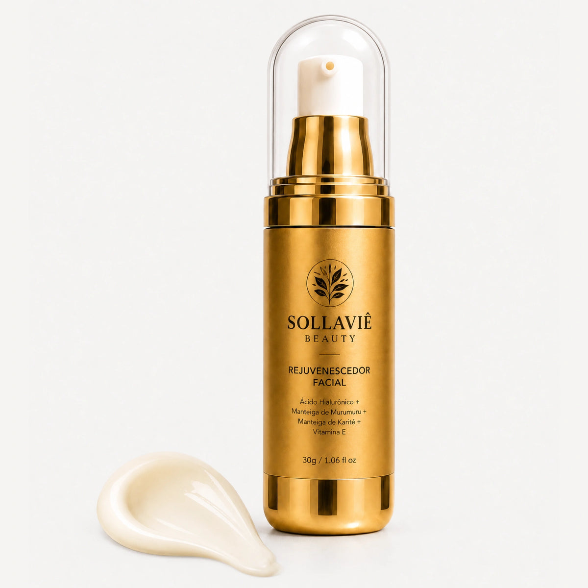 Rejuvenescedor Facial Efeito Botox Sollaviê Beauty — Antirrugas e Firmeza 30g