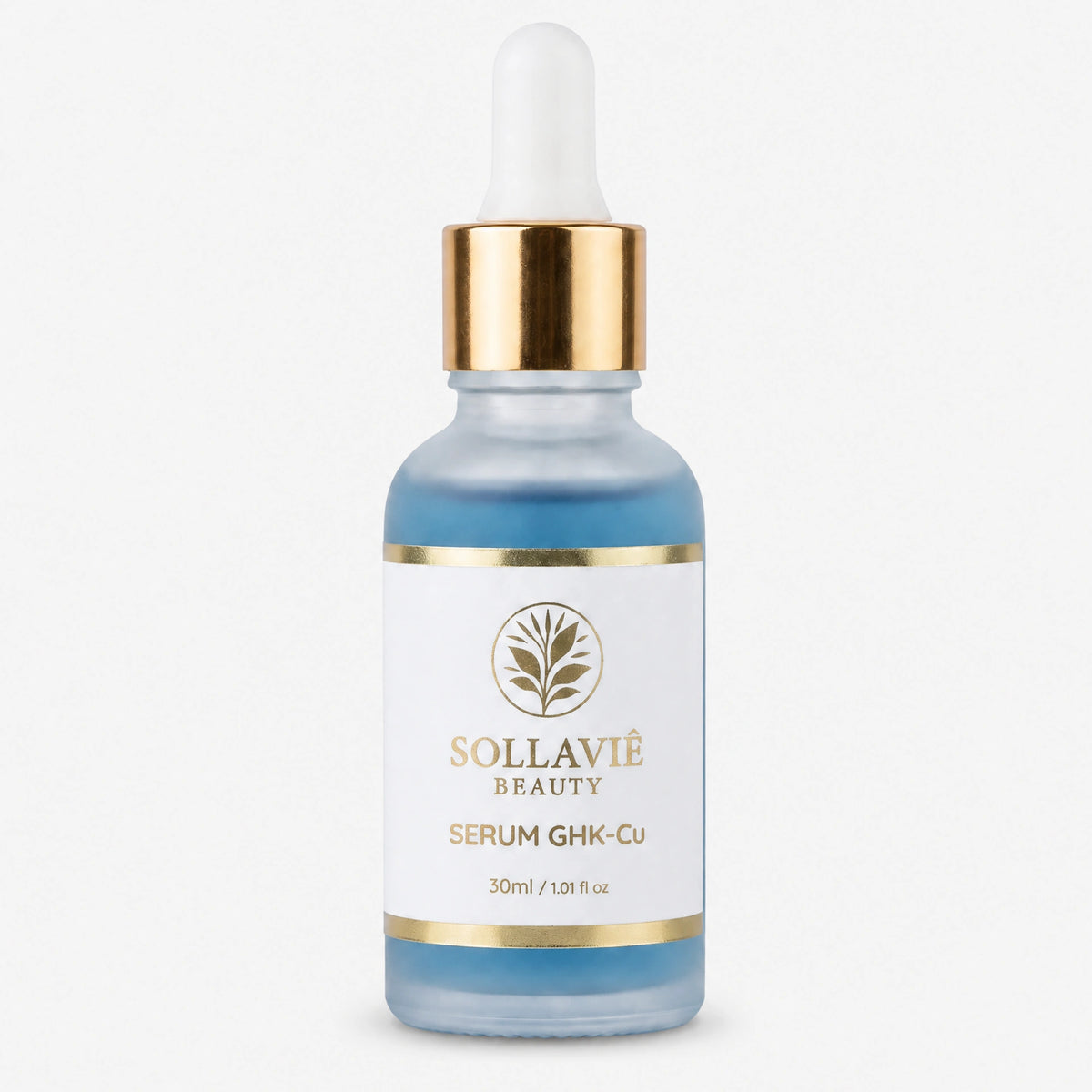 Sérum Facial GHK-Cu Peptídeos de Cobre Sollaviê Beauty 30ml