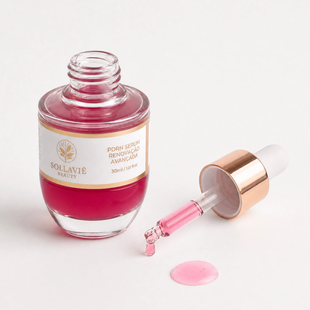 Sérum Facial PDRN Renovação Avançada Sollaviê Beauty 30ml