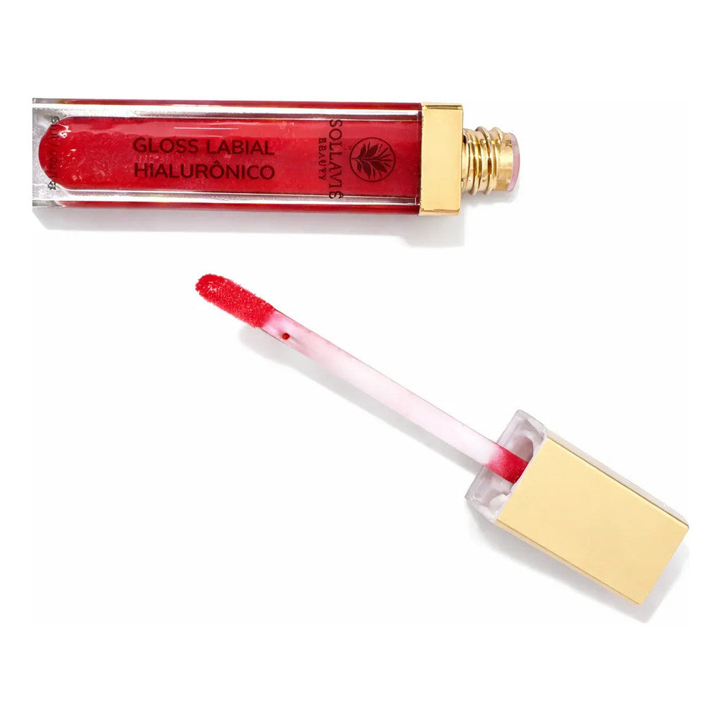 Gloss Labial Ácido Hialurônico Volumizador Brilho Sollaviê